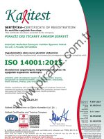 Certificat du Système de Gestion de l&rsquo;Environnement 